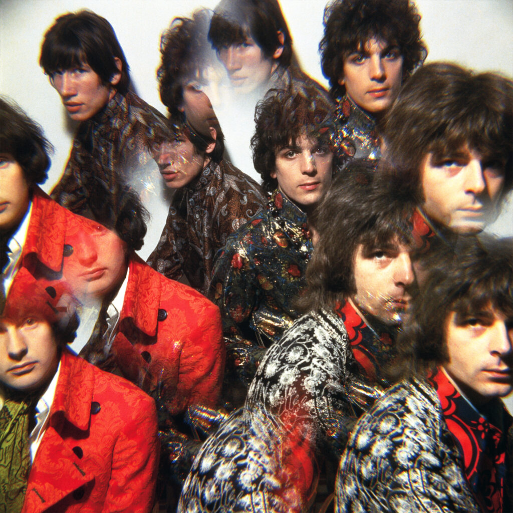 Iconic Pink Floyd first album 1967 photographed in Vic Singh Studio Ltd. London W.1.